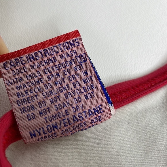 Lorna Jane Red White and Blue color block sports bra size small - Picture 6 of 9